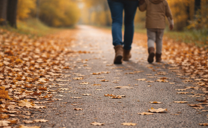Őszi séta a gyerekkel